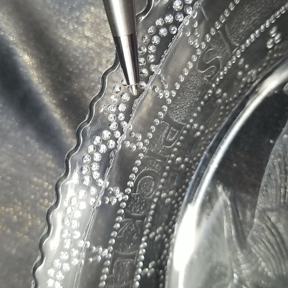 EAPG Adams & Co. Loves Request Is Pickles Roman Medallion Dish - Picture 17 of 17